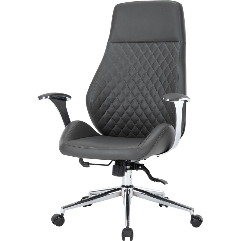 Изображение товара Кресло для руководителя Chairman CH790 серое экокожа