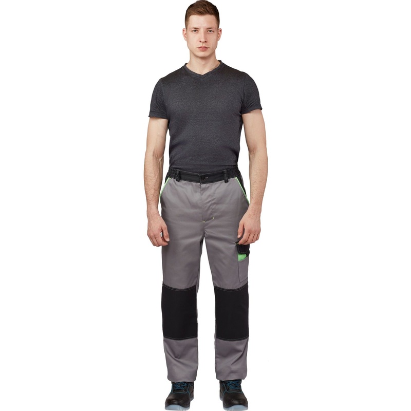 Изображение товара Рабочие летние мужские брюки л27-БР светло-серые/серые 48-50 см