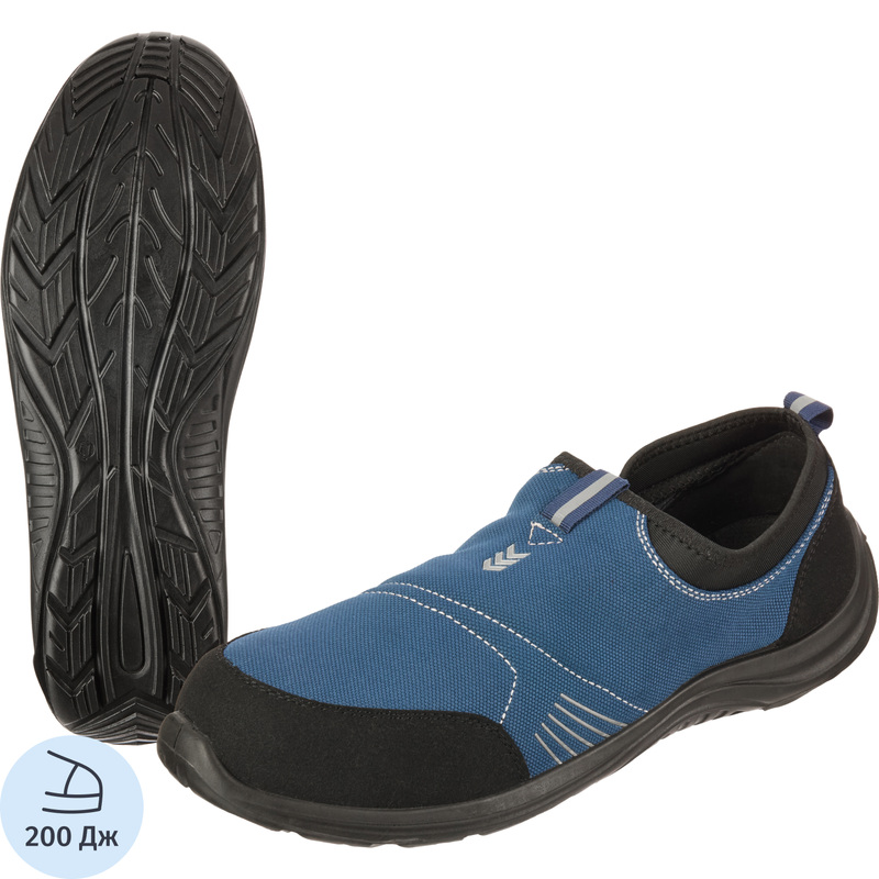 Изображение товара Кроссовки рабочие KD 001 из текстиля и искусственной кожи с металлическим подноском размер 44