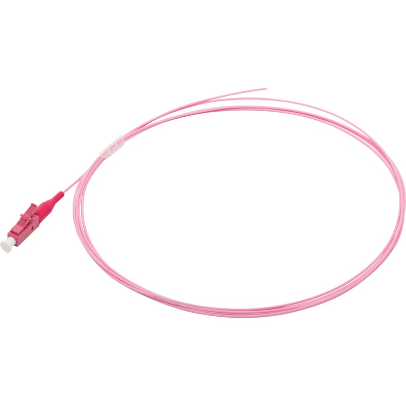 Изображение товара Оптоволоконный пигтейл Lanmaster LC/OM4 1.5 м для надежных сетевых соединений