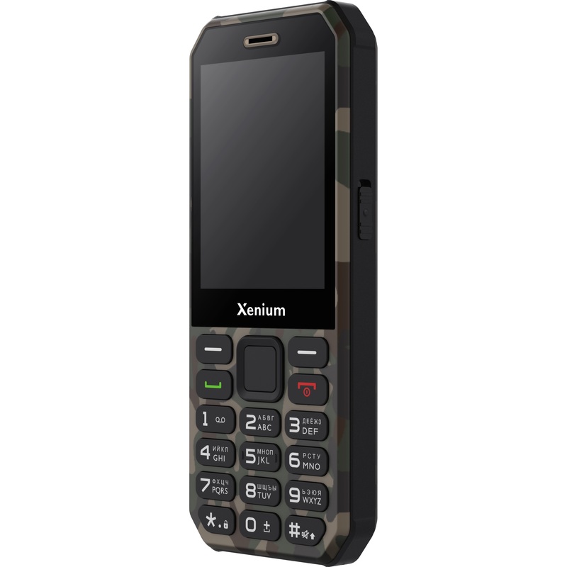 Изображение товара Мобильный телефон Xenium X300 зеленый моноблок базовые функции 2 SIM карты