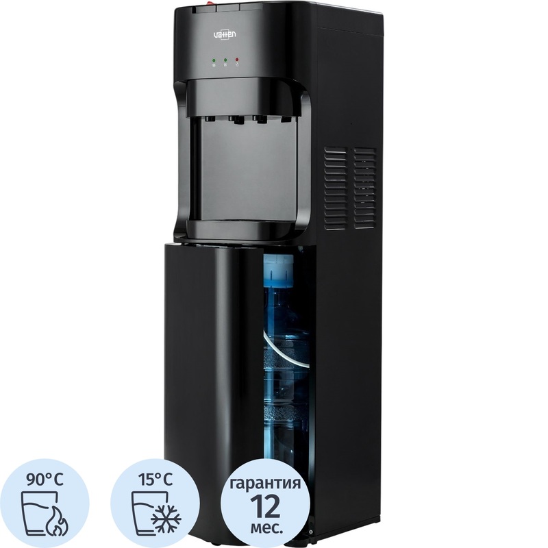 Изображение товара Кулер для воды VATTEN L45NK черный нагрев и охлаждение