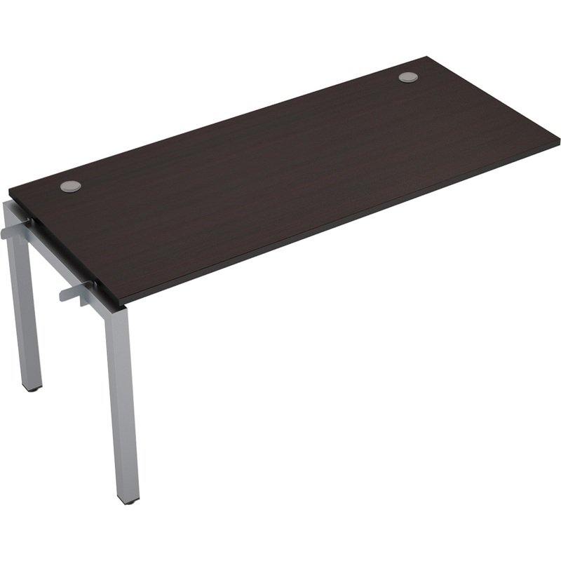 Изображение товара Элемент мебели Avance 6МБС.5174 венге/алюминий матовый, 1600x700x750 мм