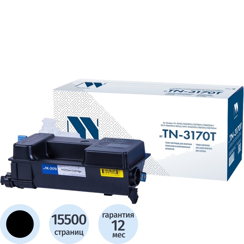 Изображение товара Картридж лазерный NV Print NV-TK3170 для Kyocera чёрный