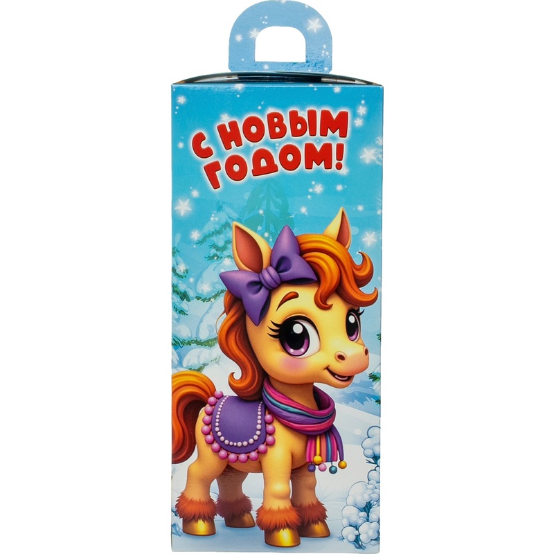 Изображение товара Новогодний сладкий подарок РОКО Ириска-Сахарок 500 г в коробке отличный подарок на Новый год