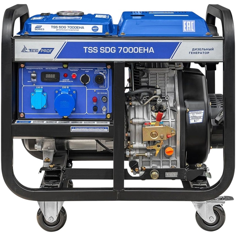 Изображение товара Генератор дизельный ТСС SDG 7000EHA (100033)