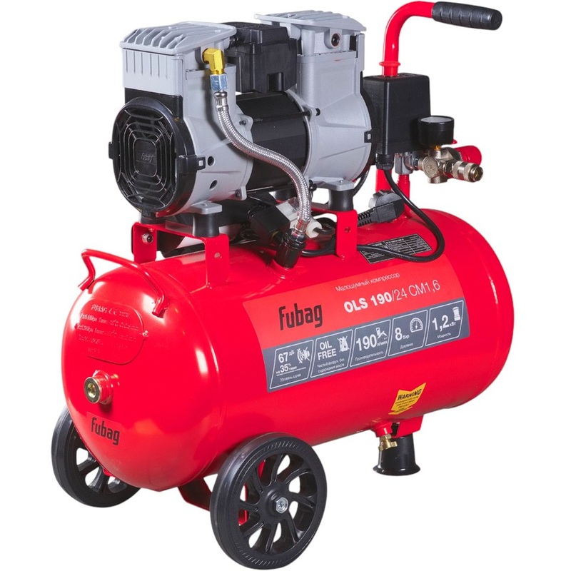 Изображение товара Компрессор безмасляный малошумный Fubag OLS 190/24 CM1.6 (646067)