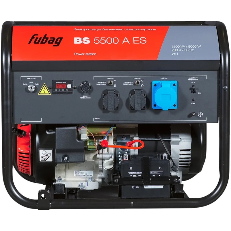 Изображение товара Бензиновый генератор Fubag BS 5500 A ES 5 кВт синхронный автоматический запуск
