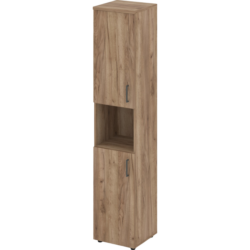 Изображение товара Шкаф для документов Style Project SN.STU-107(L) полузакрытый дуб табак/антрацит 400x400x1982 мм Изображение товара Шкаф для документов Style Project SN.STU-107(L) полузакрытый дуб табак/антрацит 400x400x1982 мм