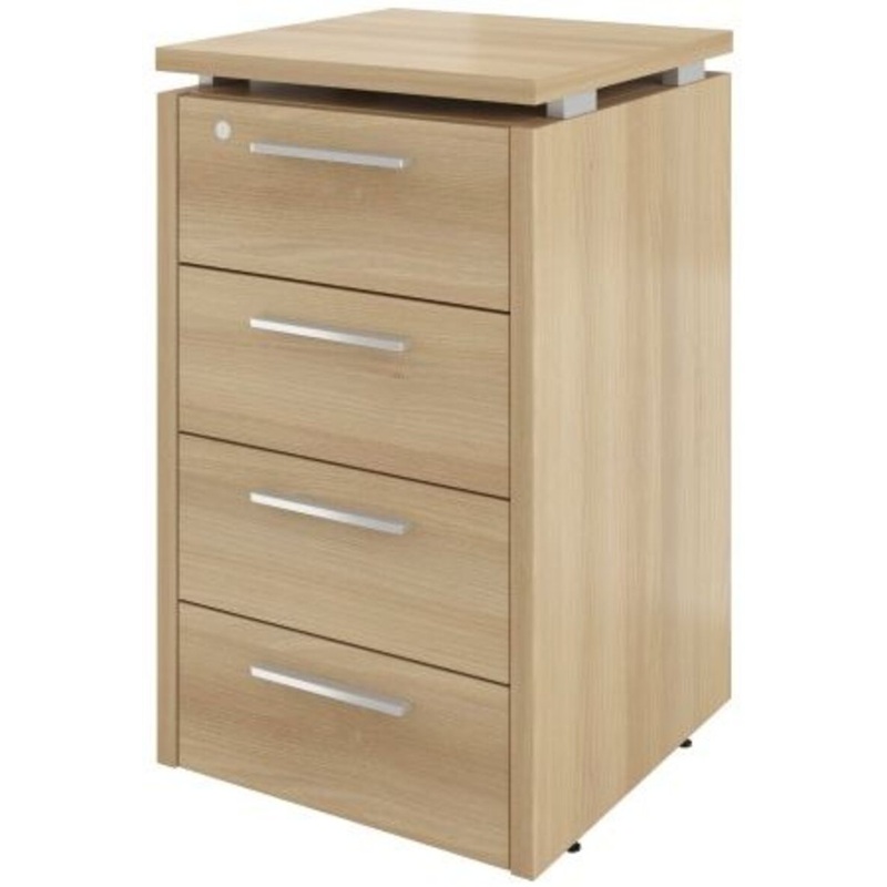 Изображение товара Тумба приставная Дублин с замком 4 ящика акция лорка Россия