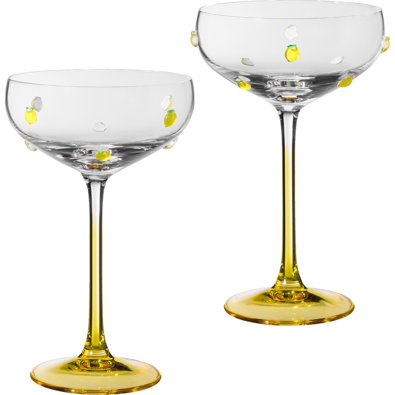 Изображение товара Набор креманок Lefard Fruity lemon 270 мл 2 шт премиальное стекло