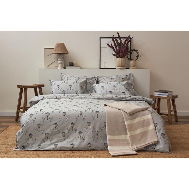 Изображение товара Комплект постельного белья Tkano Russian North Полевые цветы 1.5-спальное хлопок 50x70 см