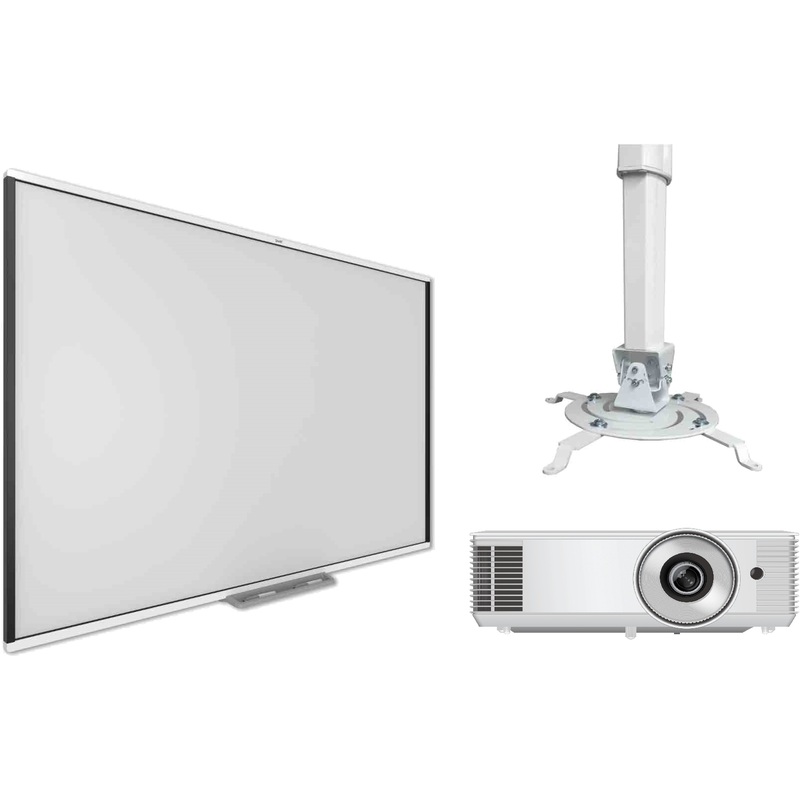 Изображение товара Комплект интерактивная доска SMART SBM787EXD201WL проектор Exell EXD201W крепление DSM-2L