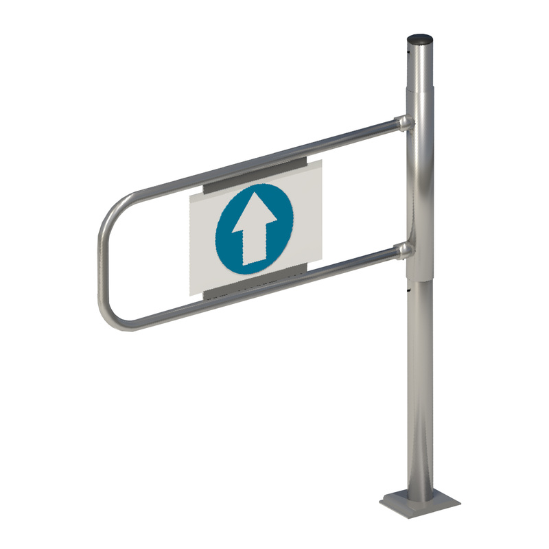 Изображение товара Механические ворота для торговых залов правые хромированные SW.007.002