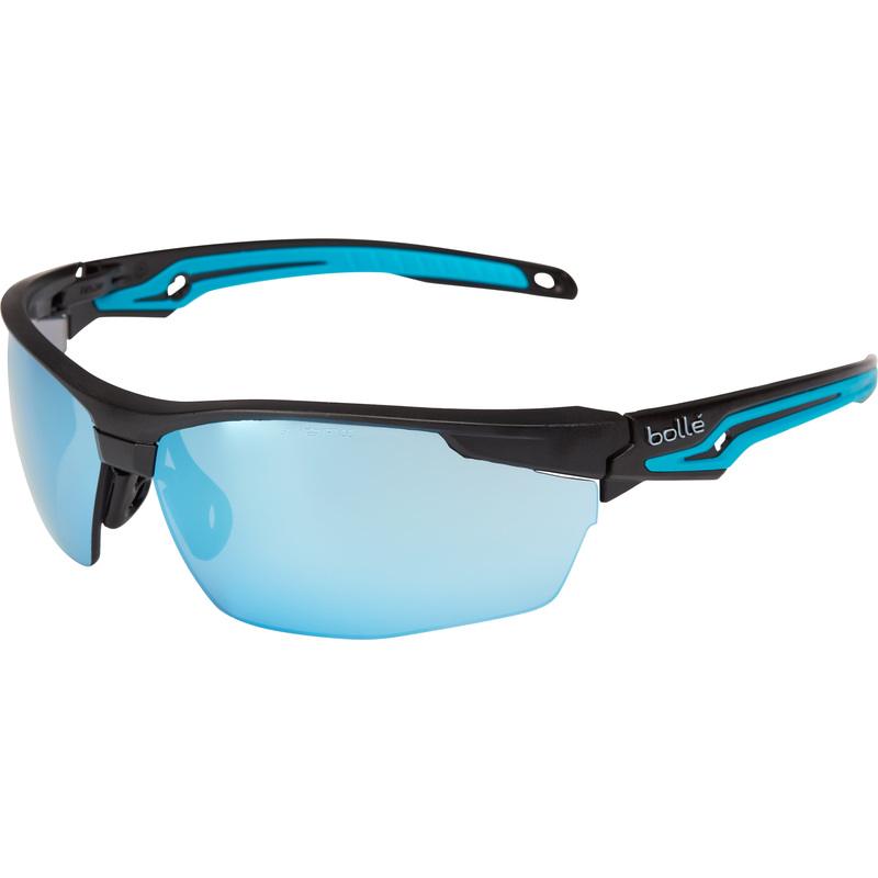 Изображение товара Очки защитные открытые универсальные Bolle Tryon синие зеркальные синие (TRYOFLASH)