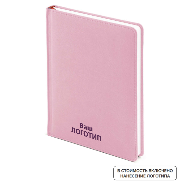 Изображение товара Еженедельник недатированный Bruno Visconti Velvet А6 искусственная кожа розовый