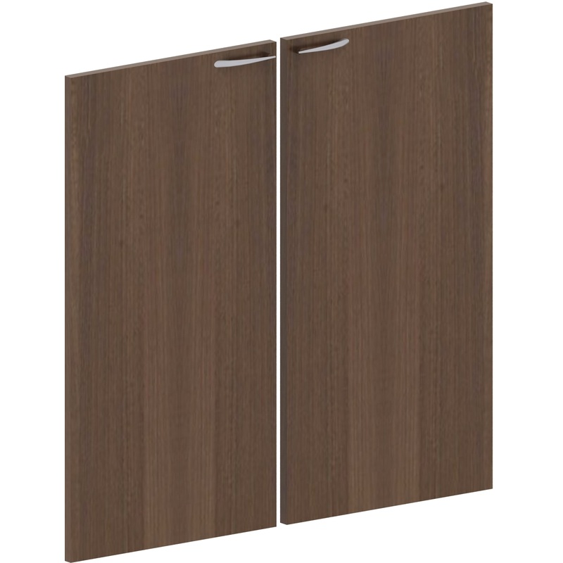 Изображение товара Двери низкие Милан ЛДСП орех 804х18х790 мм комплект из 2 штук
