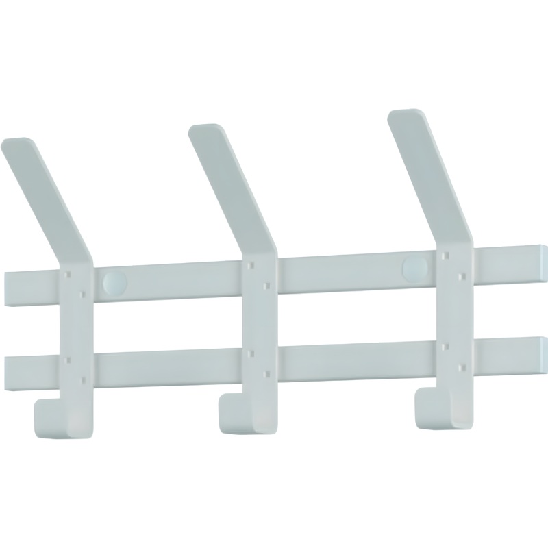 Изображение товара Вешалка настенная ВНТ3 белая 340х85х168 мм для хранения