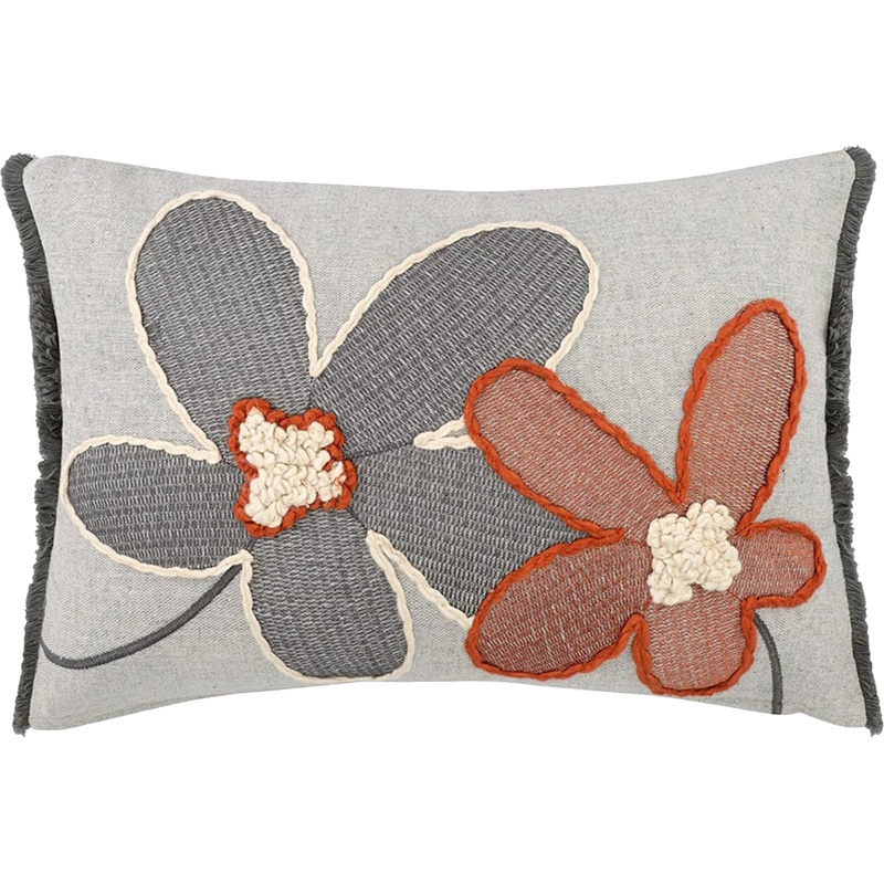 Изображение товара Наволочка Tkano Stone flowers 30x45 см хлопок 155 г/кв.м разноцветная