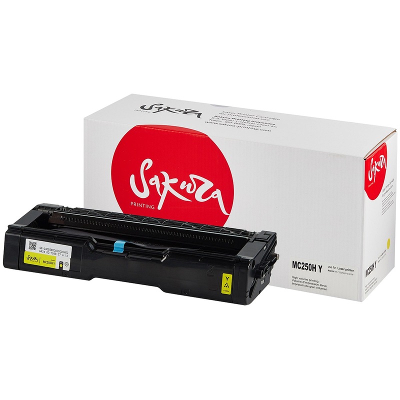 Изображение товара Картридж лазерный Sakura M C250H совместимый с Ricoh желтый