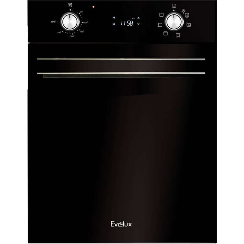 Изображение товара Электрический духовой шкаф Evelux EO 430 PB черный с конвекцией и грилем