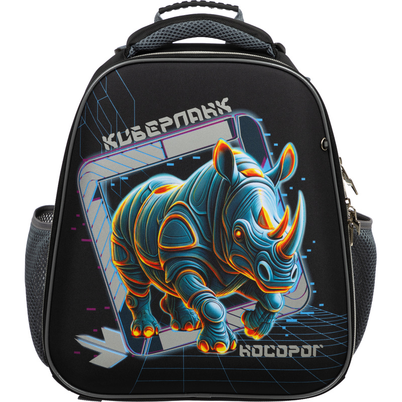Изображение товара Ранец Комус Класс Basic Носорог анатомический чёрный для мальчиков