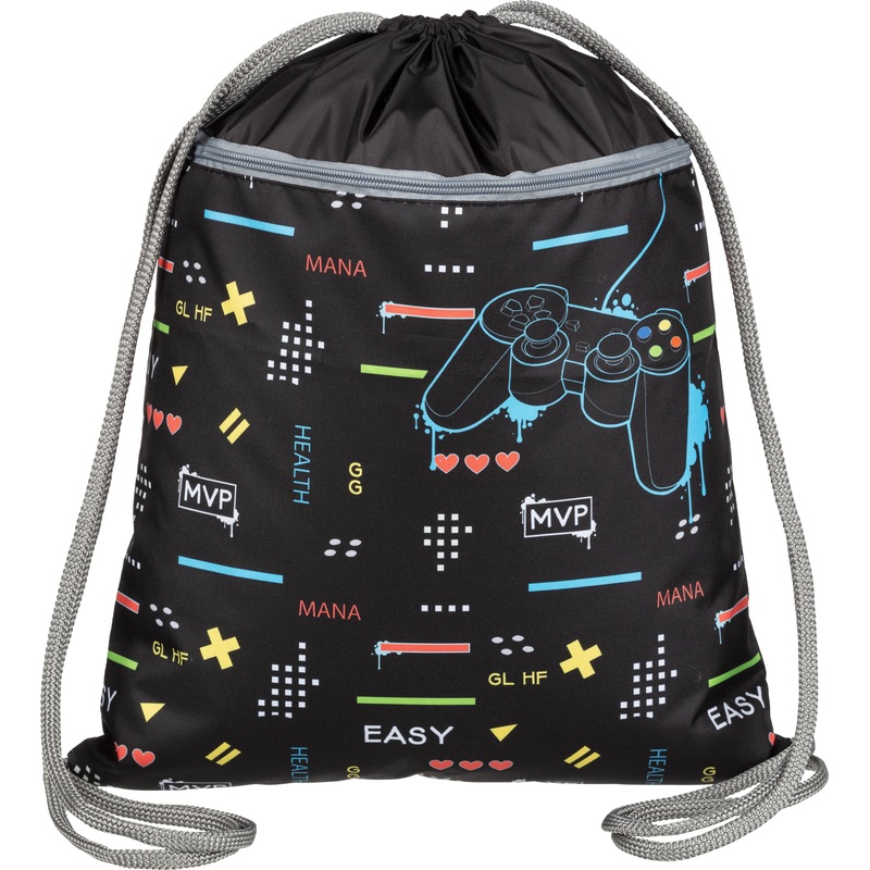 Изображение товара Мешок для сменной обуви Комус Класс Джойстик черный 36x47 мм