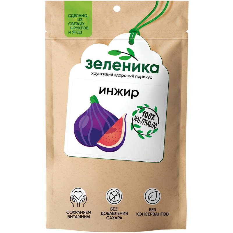 Изображение товара Зеленый сушеный инжир Зеленика 20 г натуральный полезный фруктовый снек Изображение товара Зеленый сушеный инжир Зеленика 20 г натуральный полезный фруктовый снек