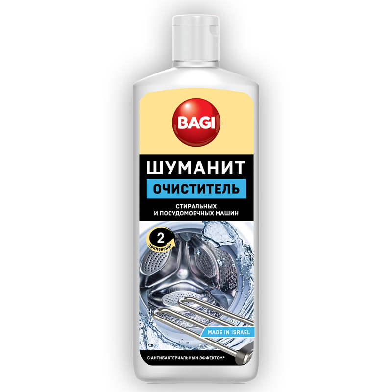 Изображение товара Очиститель для посудомоечных и стиральных машин Bagi Шуманит 200 мл