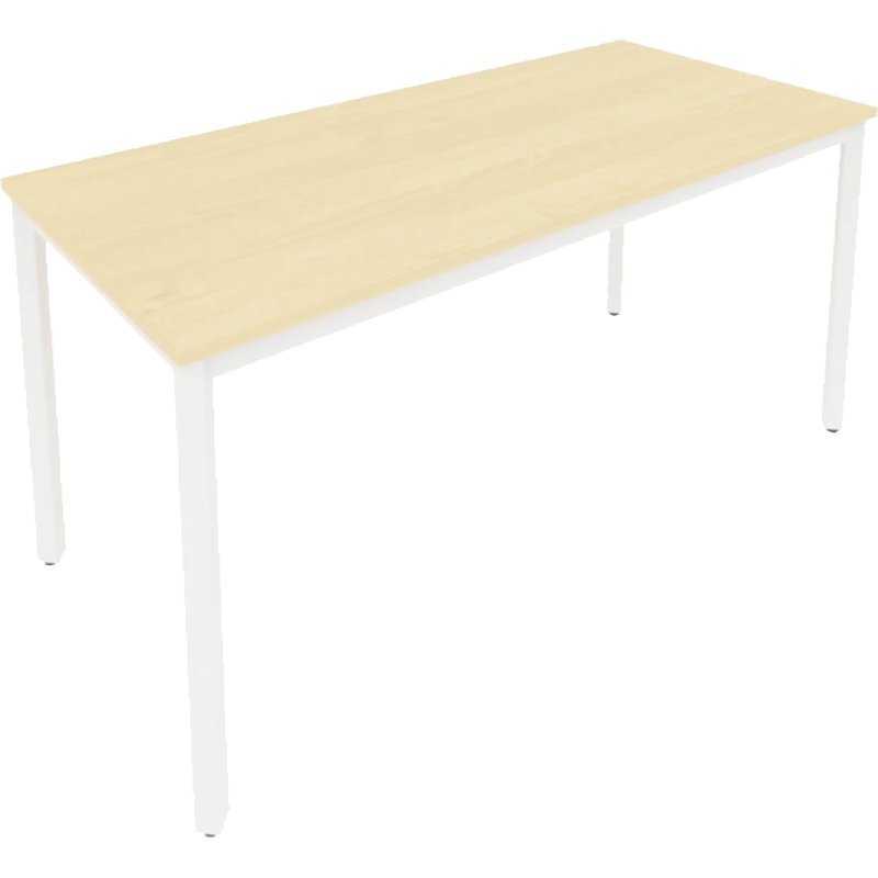 Изображение товара Стол прямой (клён/белый, 1580х720х750 мм)