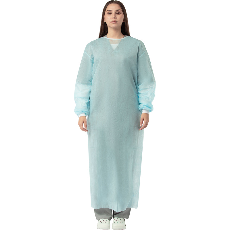 Изображение товара Халат одноразовый хирургический Гекса стерильный размер 56-58 плотность 25 г/м2