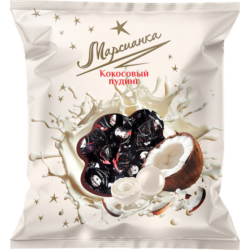 Изображение товара Конфеты шоколадные Марсианка Кокосовый пудинг 1 кг