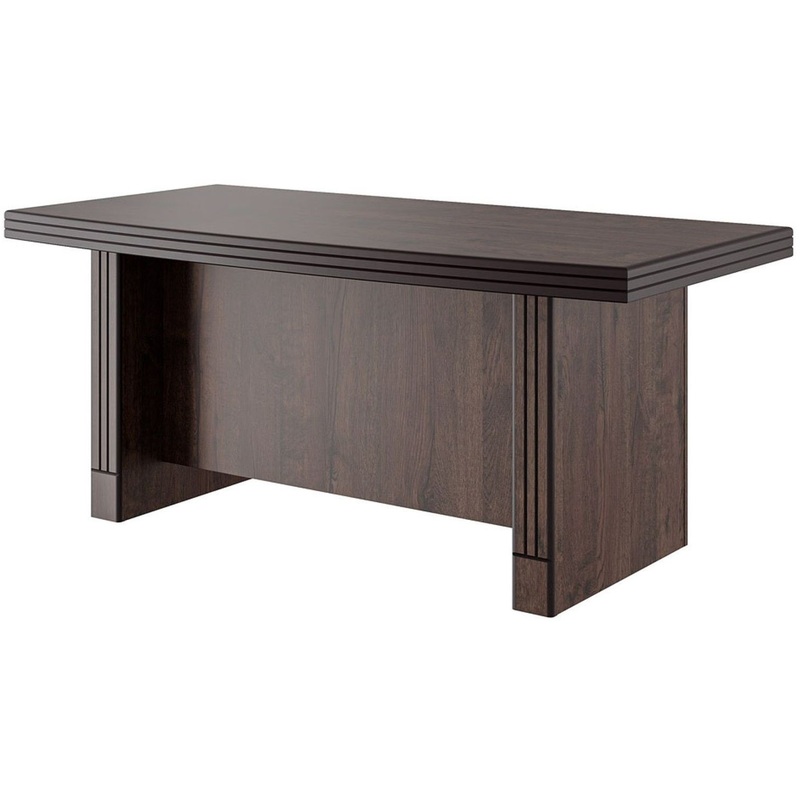 Изображение товара Стол руководителя прямой Capital CPT1710304 из ЛДСП и МДФ 1800х1000х770 мм