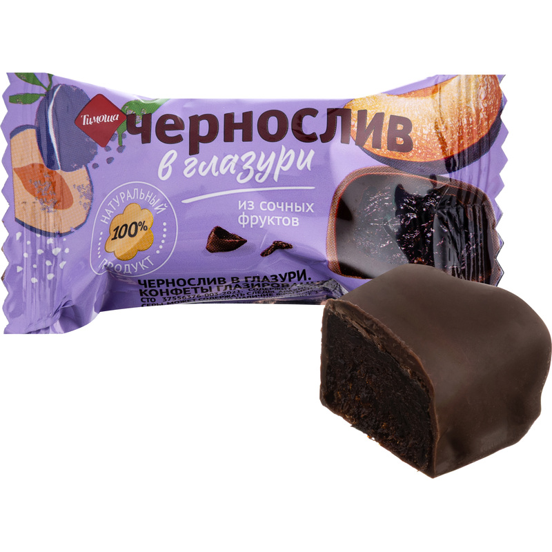 Изображение товара Конфеты Чернослив Тимоша в глазури 1 кг