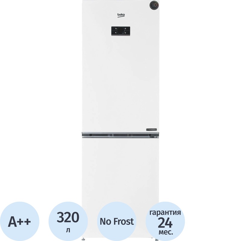 Изображение товара Холодильник двухкамерный Beko B5RCNK363ZW белый Изображение товара Холодильник двухкамерный Beko B5RCNK363ZW белый