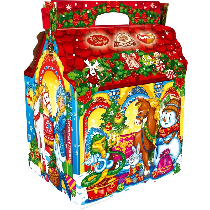 Изображение товара Новогодний сладкий подарок Объединенные кондитеры Зимняя сказка 500 г