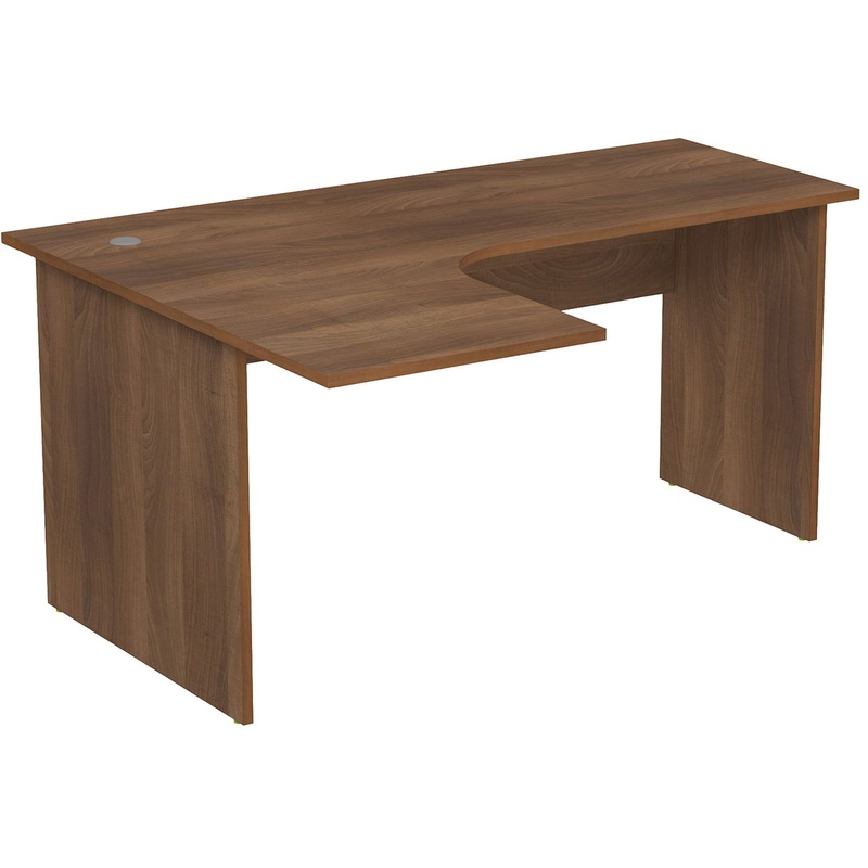 Изображение товара Стол криволинейный 2С.032 левый (шамони тёмный, 1600х1200х750 мм)