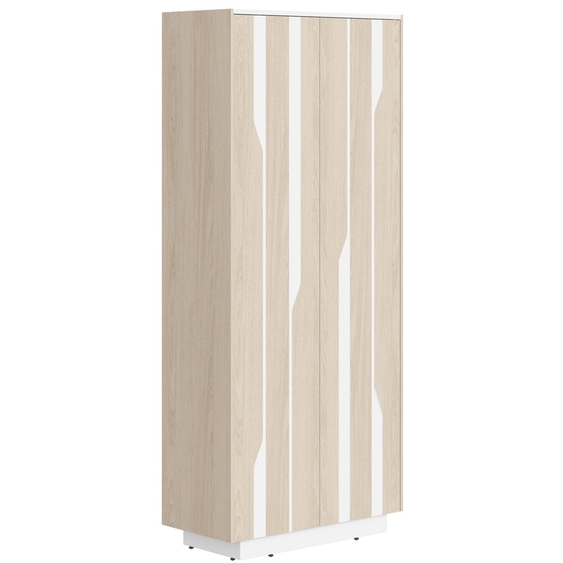 Изображение товара Шкаф для документов дуб светлый белый премиум 900х430х2100 мм