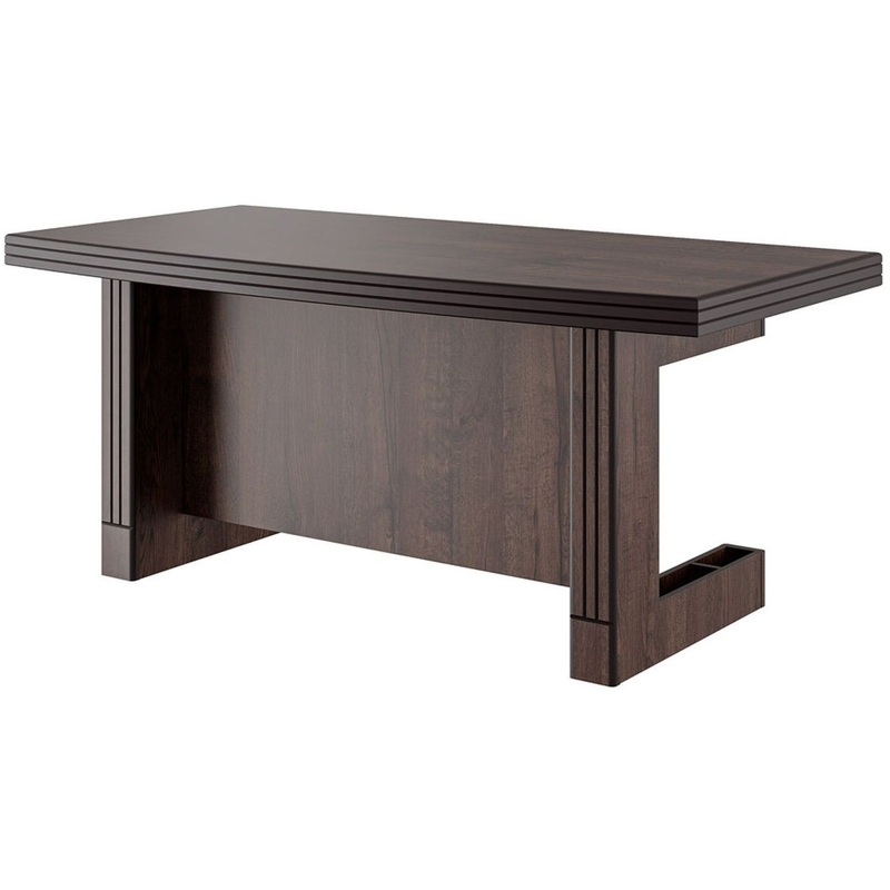 Изображение товара Стол руководителя прямой Capital CPT1710204 дуб апрельский 1800x1000x770 мм