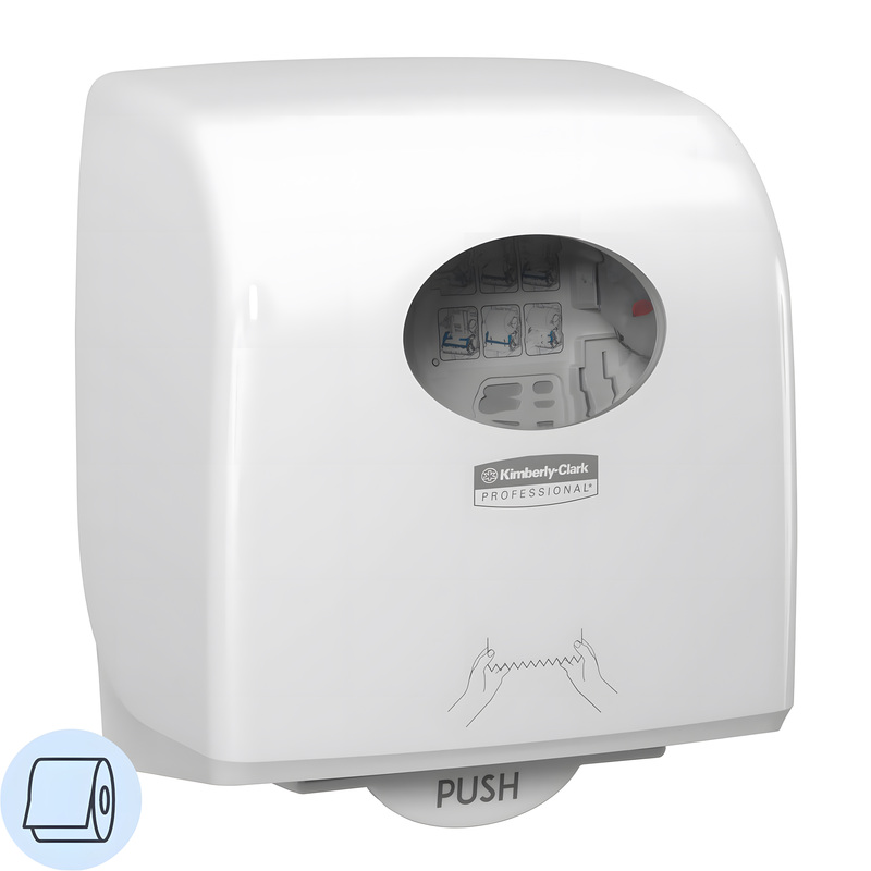 Изображение товара Диспенсер для рулонных полотенец Kimberly-Clark Aquarius Slimroll белый