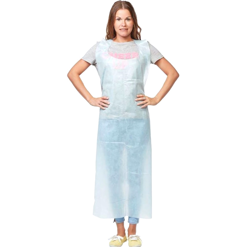 Изображение товара Одноразовый голубой хирургический фартук Гекса 110x70 см 10 штук