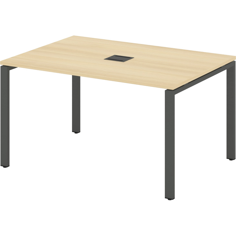 Изображение товара Стол для переговоров SN-6P.SPRG-004 акация лорка/антрацит 1580х980х750 мм