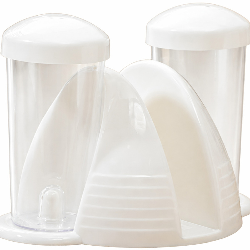 Изображение товара Набор для специй Berossi Cake 3 предмета (солонка, перечница, салфетница)