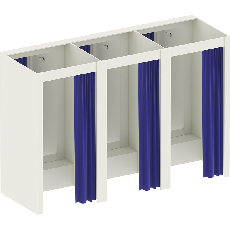 Изображение товара Примерочная комплект (белый, 3568х1200х2100 мм)