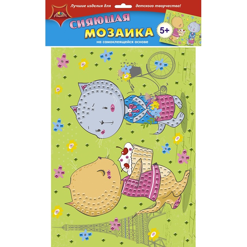 Изображение товара Набор для изготовления мозаики Апплика Подружки для детей от 5 лет