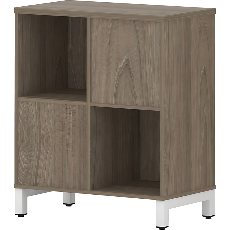 Изображение товара Стеллаж офисный Style Project SN.NSD-221 Вяз благородный и белый, 2 полки Изображение товара Стеллаж офисный Style Project SN.NSD-221 Вяз благородный и белый, 2 полки