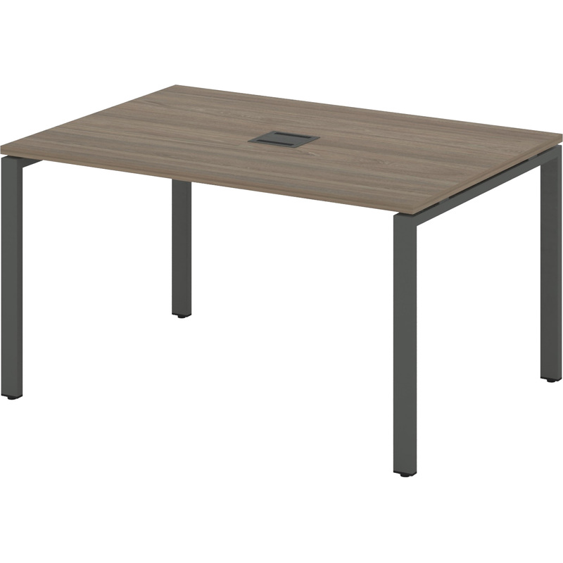 Изображение товара Стол для переговоров SN-6P.SPRG-001 из ЛДСП с металлическим каркасом и регулируемыми опорами