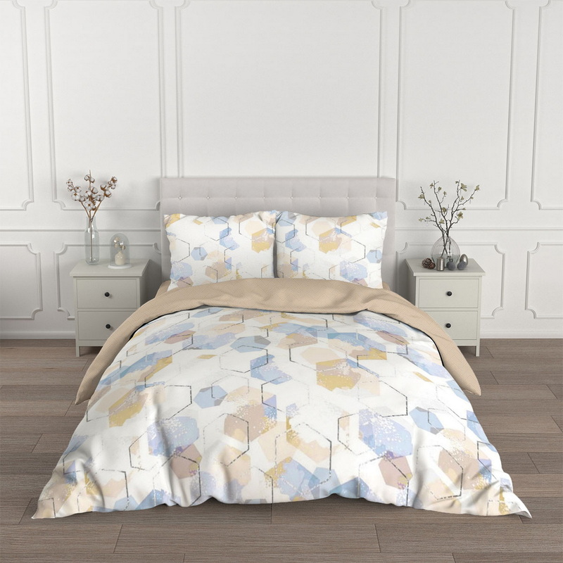 Изображение товара Постельное белье Для Snoff Бэйли семейное из сатина