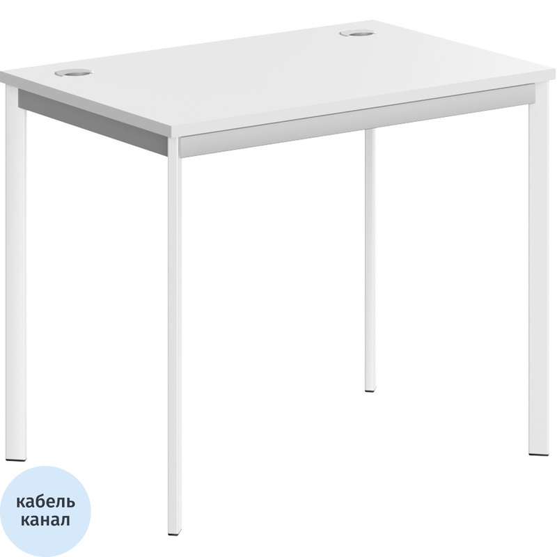 Изображение товара Стол прямой Imago СП-1.1S белый 900х600х755 мм современный офисный мебель