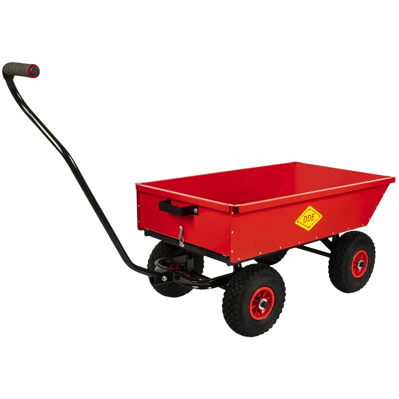 Изображение товара Садово-строительная тачка DDE Самосвал четырехколесная грузоподъемность 200 кг